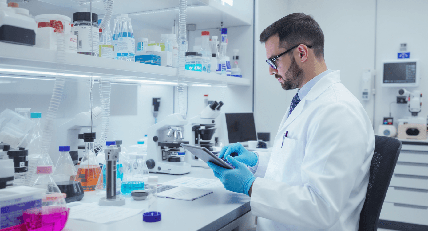 Lab Scientists using Okara AI